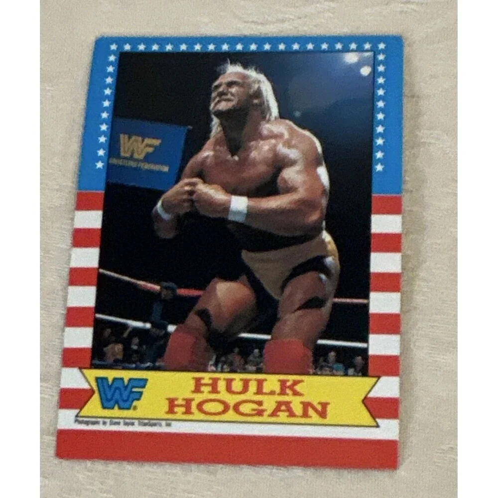 Vintage 1987 Topps WWF Wrestling Card Lot - 36 Cards incl. Bret Hart Rookie #1